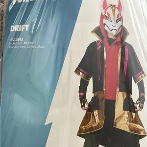 Boys Drift Fortnite Costume in Size Medium 8-10